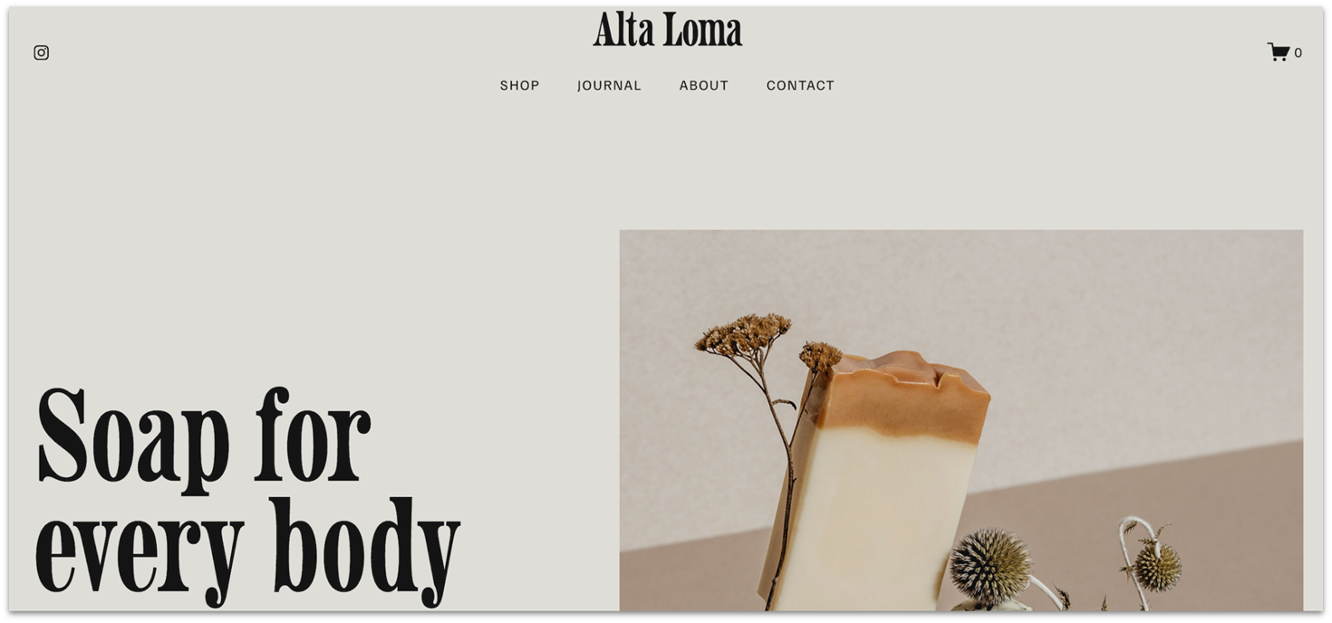 Squarespace's template