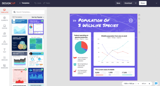 DesignCap, Free Online Graphic Design Editor