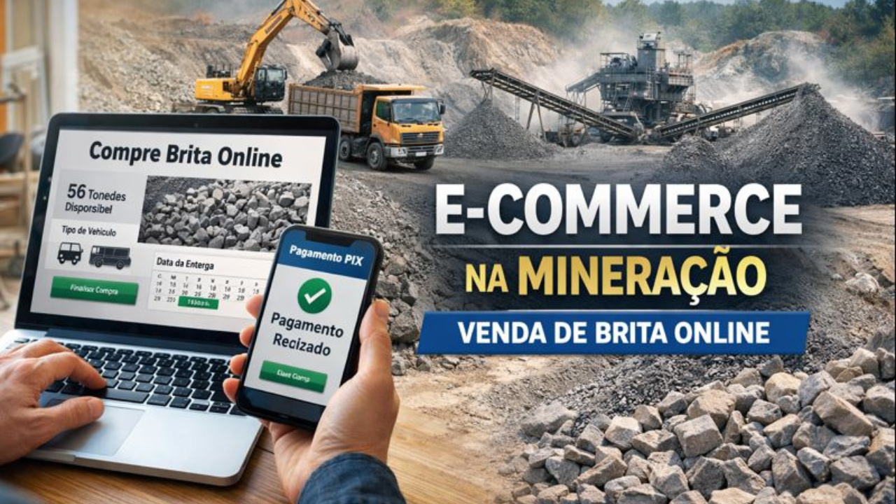 E-commerce in mining: mining company in Goiás makes first online sale of crushed stone
