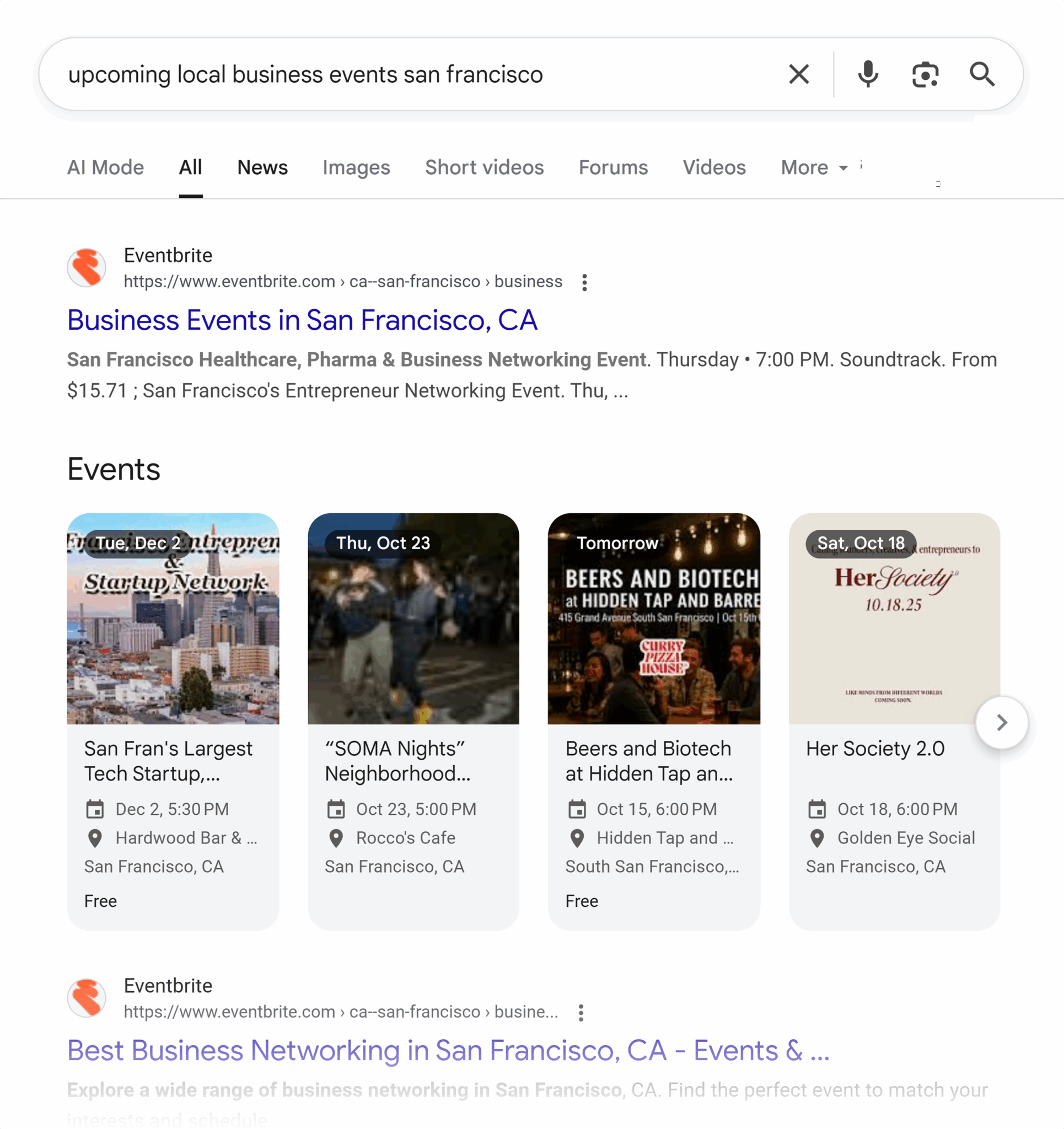 Google Serp Upcoming Local Business Events San Francisco Events Scaled