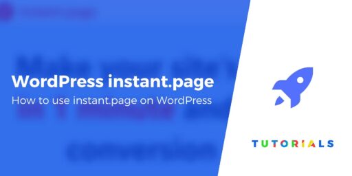How to Use Instant Page on WordPress to Preload Content