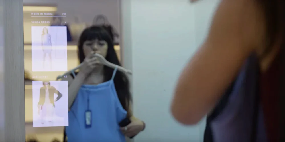 Image of Rebecca Minkoff’s virtual store