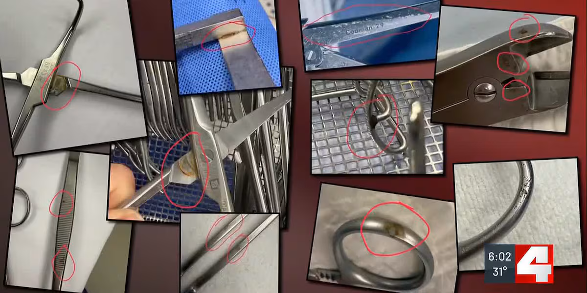 Healthcare workers raise concerns about contaminated, dirty surgical tools