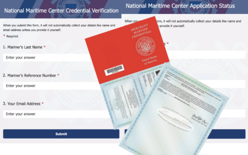 Coast Guard launches credential verification and application status tools