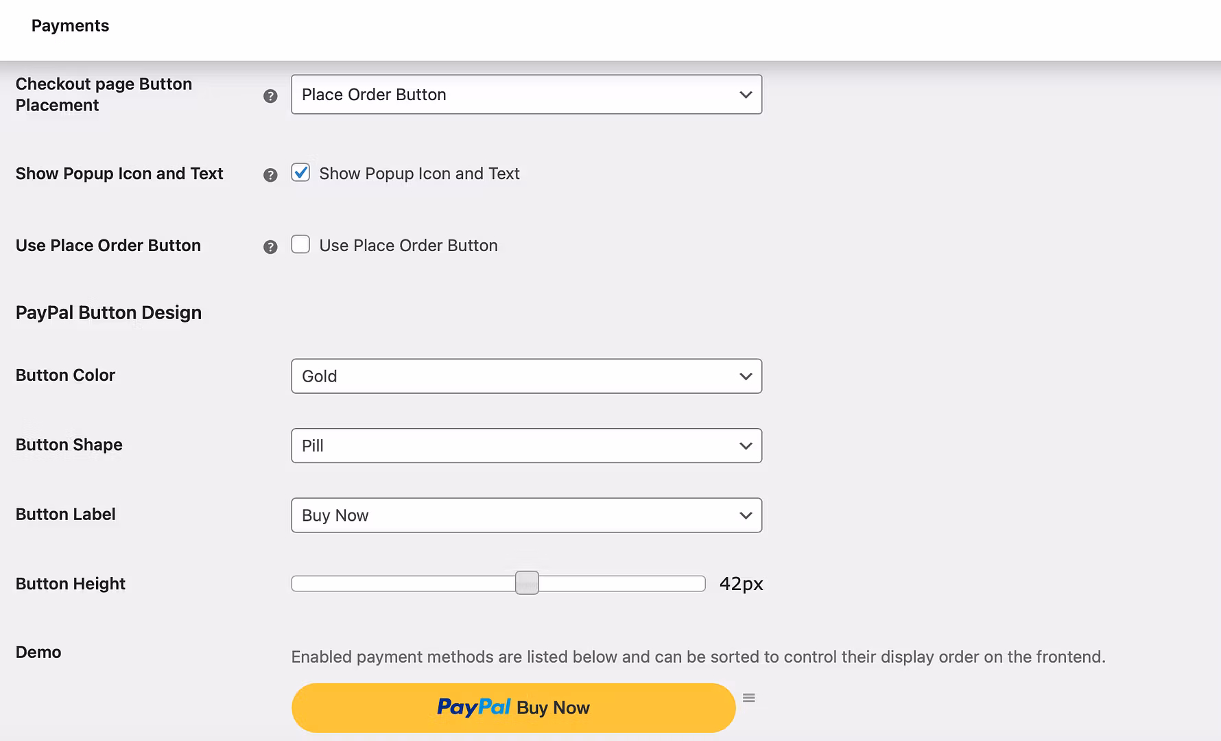 Enable PayPal in WooCommerce with plugin