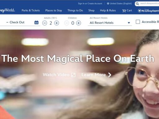 Walt Disney World Website Maintenance Tomorrow Will Impact Reservations