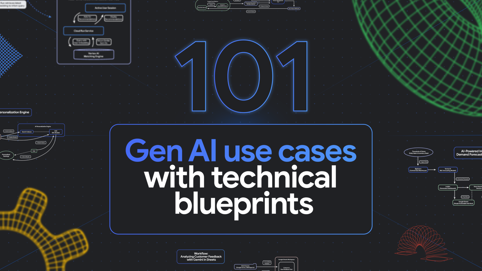 101 real-world gen AI use cases with technical blueprints