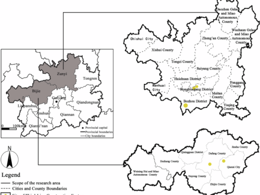 Quantitative spatial connectivity of karst industrial heritage sites: a case study of five Guizhou sites