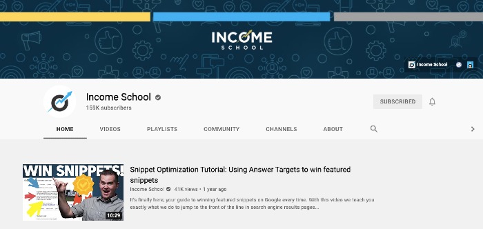 Income School YouTube Channel Income School YouTube Channel