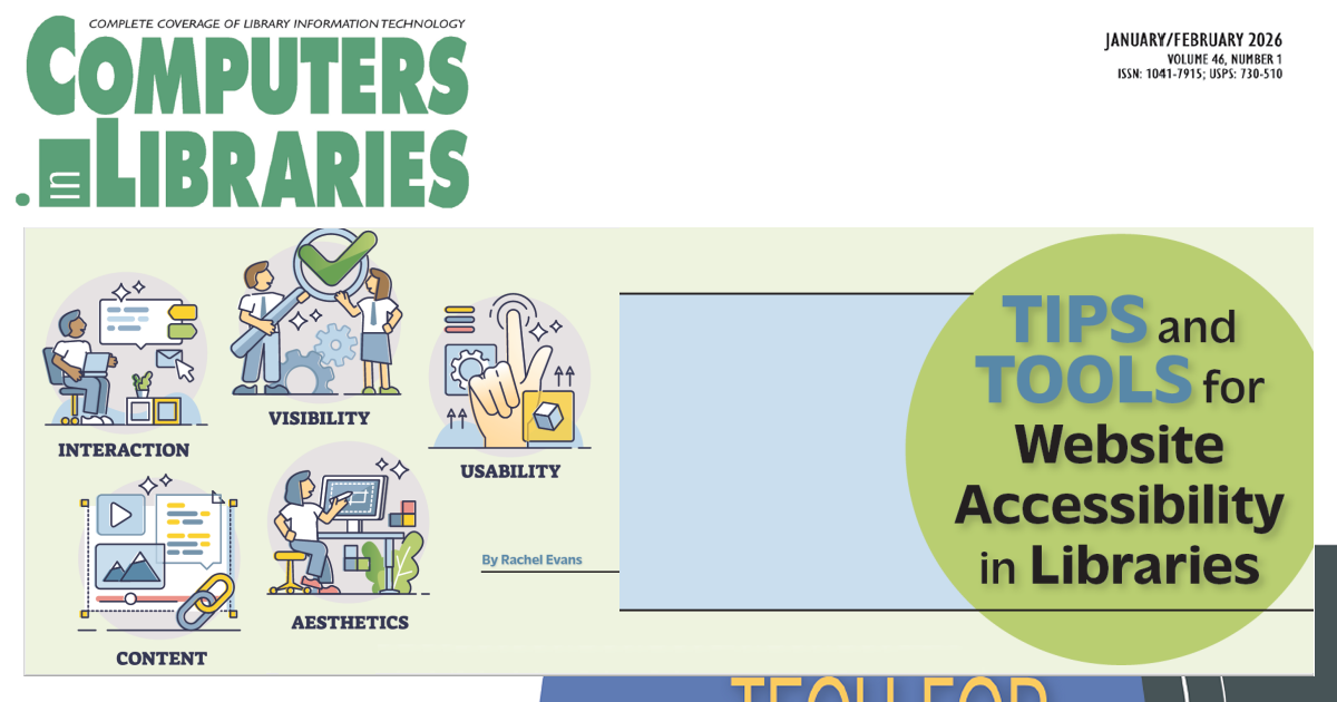 Tips and Tools for Website Accessibility in Libraries