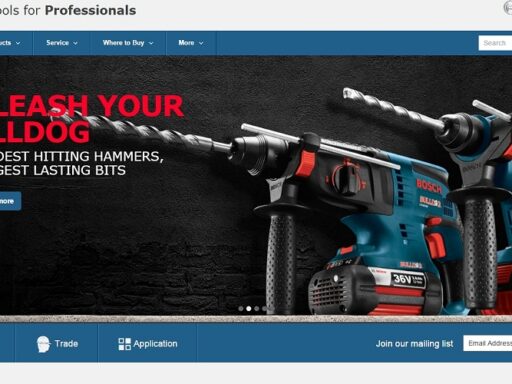 Bosch Power Tools North America launches new website with responsive design, intuitive search and added features
