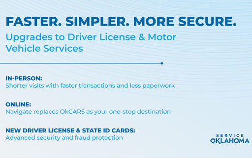 Service Oklahoma Launches Modernized Driver License and Motor Vehicle Services