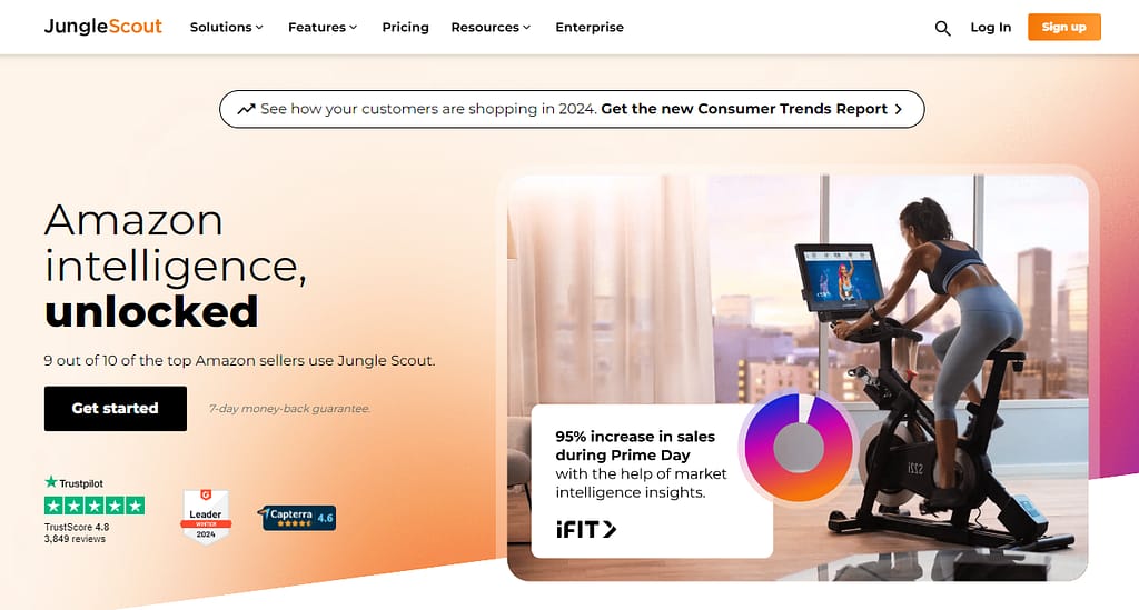 JungleScout home page