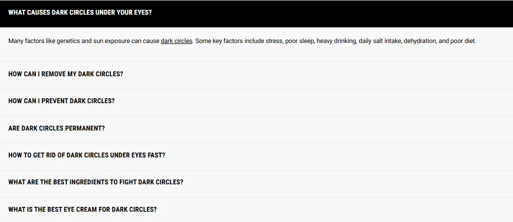 Kiehls What Causes Dark Circles Under Your Eyes
