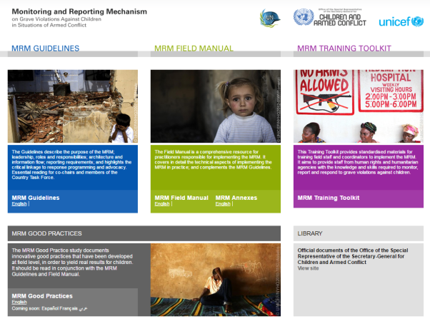 Monitoring and Reporting on Grave Violations – Office of the Special Representative of the Secretary-General for Children and Armed Conflict