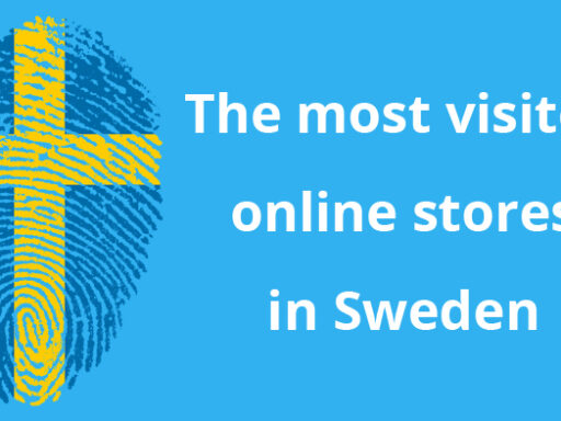 The most visited online stores in Sweden